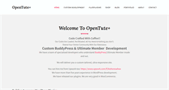 Desktop Screenshot of opentuteplus.com